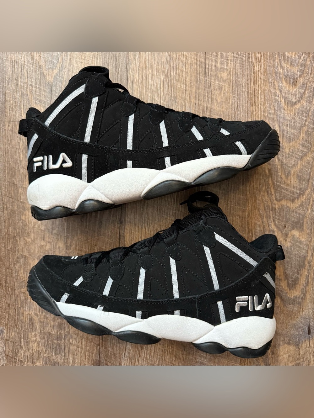 Fila Spaghetti Jerry Stackhouse Black White